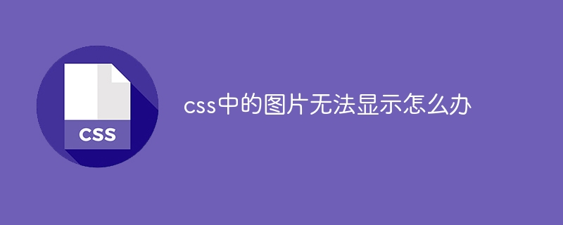 css中的图片无法显示怎么办