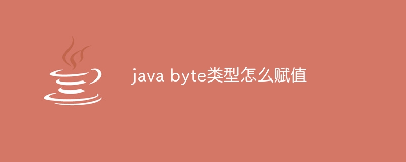 java byte类型怎么赋值