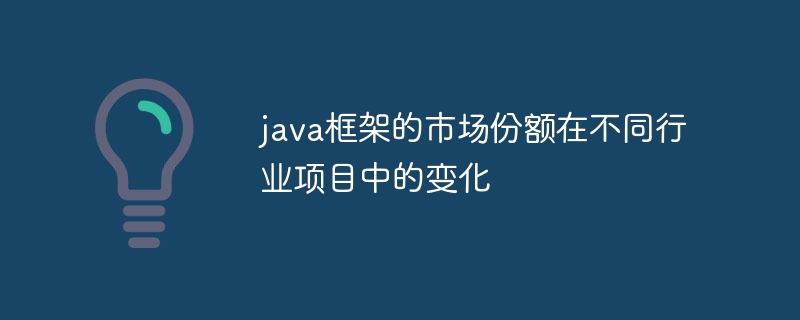 java框架的市场份额在不同行业项目中的变化