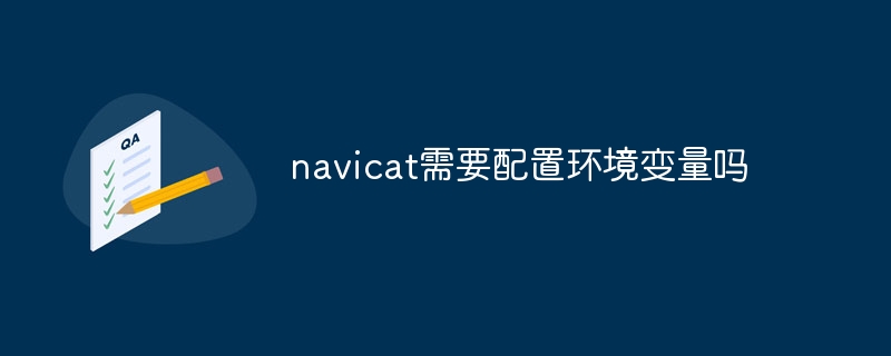 navicat需要配置环境变量吗