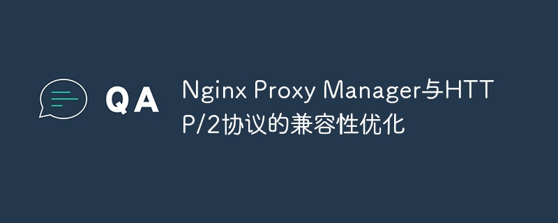 Nginx Proxy Manager与HTTP/2协议的兼容性优化