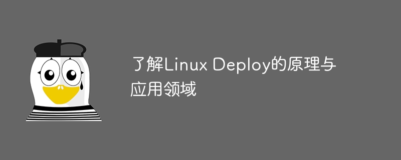 了解Linux Deploy的原理与应用领域