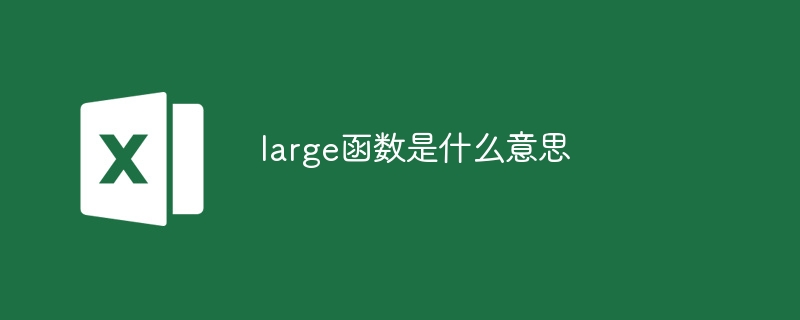 large函数是什么意思