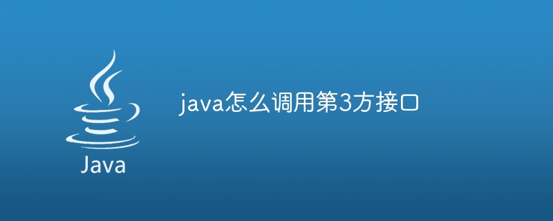 java怎么调用第3方接口