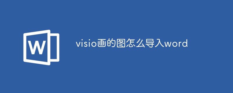 visio画的图怎么导入word