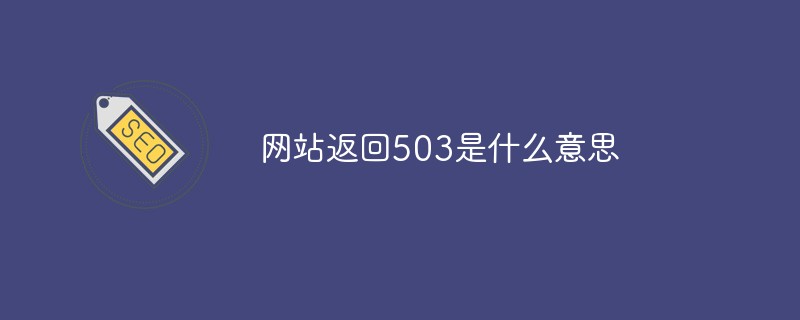 网站返回503是什么意思