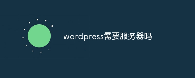 wordpress需要服务器吗