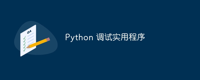 Python 调试实用程序（调试.实用程序.Python...）