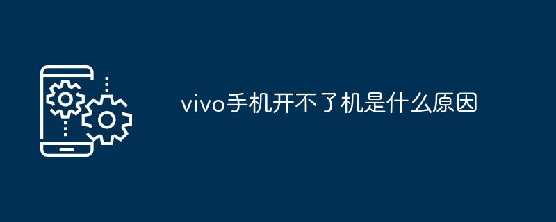 vivo手机开不了机是什么原因（手机.vivo...）