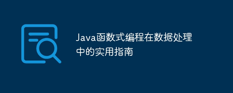 Java函数式编程在数据处理中的实用指南（数据处理.函数.编程.实用.指南...）