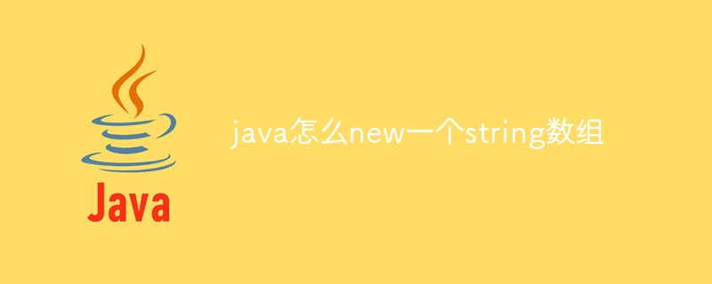 java怎么new一个string数组（数组.java.string...）