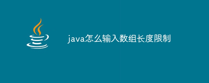 java怎么输入数组长度限制（数组.长度.输入.java...）