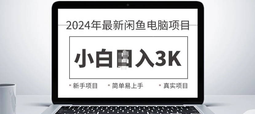 2024最新闲鱼电脑项目，动手就能吃肉的好项目（项目,就能,吃肉,动手,电脑....）