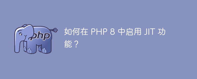 如何在 PHP 8 中启用 JIT 功能？（启用.功能.如何在.PHP.JIT...）