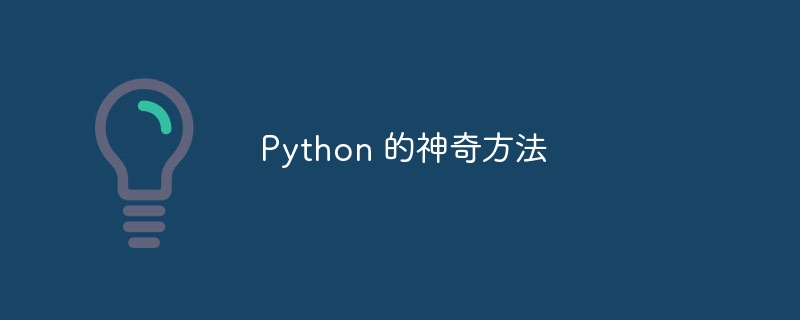 Python 的神奇方法（神奇.方法.Python...）