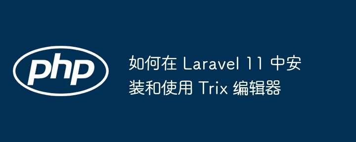 如何在 Laravel 11 中安装和使用 Trix 编辑器（编辑器.安装.如何在.Laravel.Trix...）