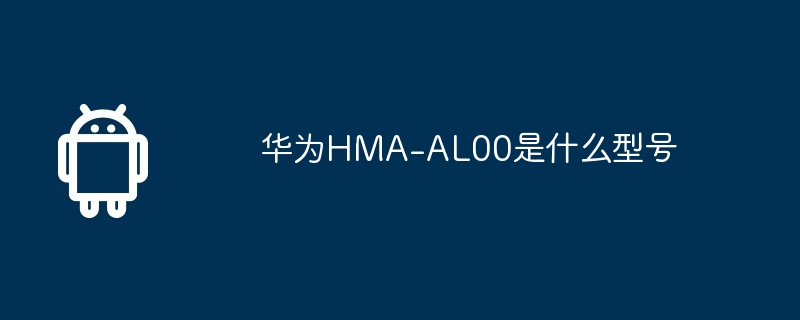 华为HMA-AL00是什么型号（华为.型号.HMA）