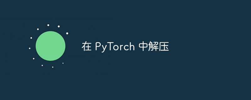 在 PyTorch 中解压（解压.PyTorch...）