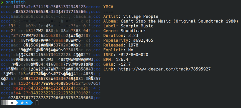 Sngfetch - 用于 CLI 的 Shazam（用于.Sngfetch.Shazam.CLI...）