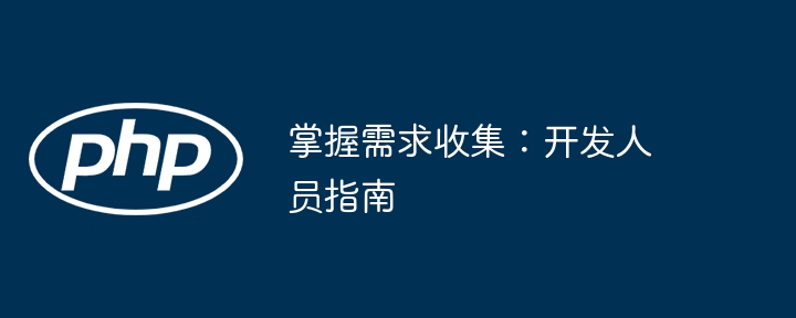 掌握需求收集：开发人员指南（开发人员.收集.需求.指南...）