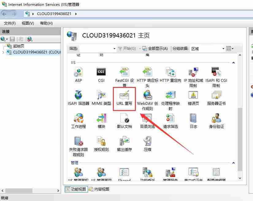 Windows Server 2019 配置IIS支持伪静态（静态.配置.支持.Windows.Server...........）