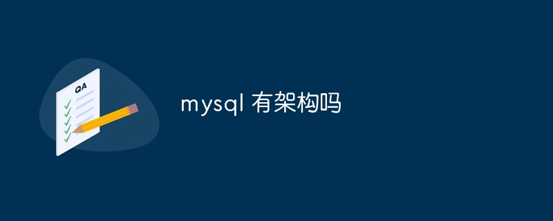 mysql 有架构吗