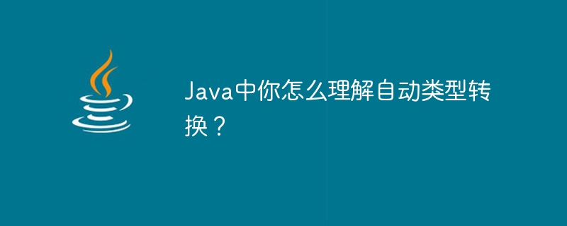 Java中你怎么理解自动类型转换？