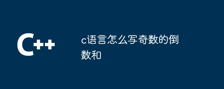 c语言两条竖线什么意思