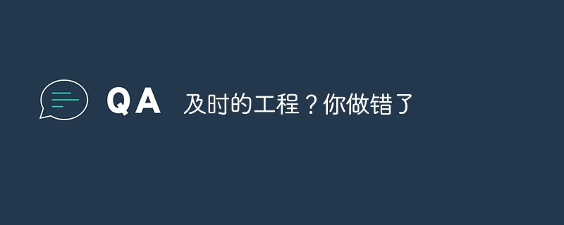 及时的工程？你做错了（错了.你做.工程...）