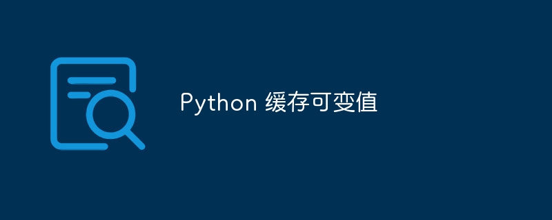 Python 缓存可变值（可变.缓存.Python...）