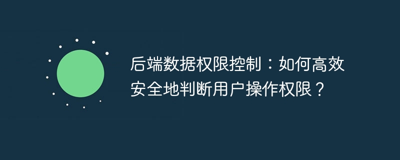 如何实现多页面应用中细粒度的页面权限控制，并针对不同页面配置不同的数据访问权限？